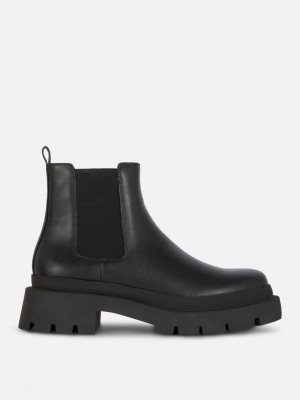 Primark Chunky Chelsea Laarzen Dames Zwart | Nederland 92705-XZIY
