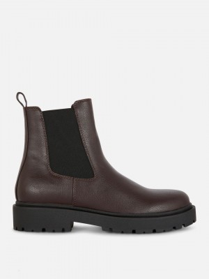 Primark Chunky Chelsea Laarzen Heren Bruin | Nederland 72956-VYMK