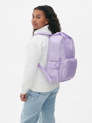 Primark Color Block School Rugzak Meisjes Paars | Nederland 01673-EXPC