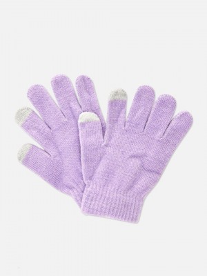 Primark Color Block Touchscreen Handschoenen Jongens Paars | Nederland 51843-KUCR