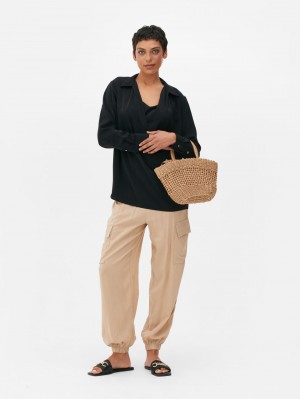 Primark Cowl Neck Blouse Dames Zwart | Nederland 41389-CWJU