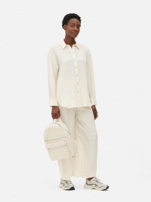 Primark Crinkle Button Down Overhemd Dames Room | Nederland 24195-KCQI