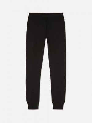 Primark Cuffed Thermal Leggings Dames Zwart | Nederland 54276-SQTX