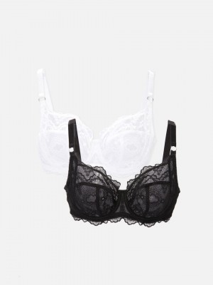 Primark D-G 2-Pack Non-Gewatteerd Full Cup BH Dames Zwart | Nederland 09154-FJNS
