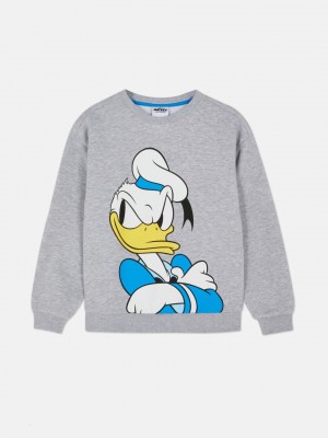 Primark Donald Duck Sweatshirt Meisjes Grijs | Nederland 82056-MTOZ