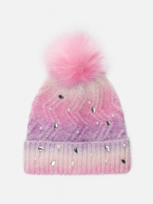 Primark Embellished Pompom Muts Meisjes Gekleurd | Nederland 18693-MBLP