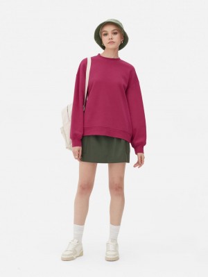 Primark Essential Crew Neck Sweatshirt Dames Paars | Nederland 21093-OPFX