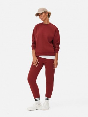 Primark Essential Crew Neck Sweatshirt Dames Rood | Nederland 24935-CPLK