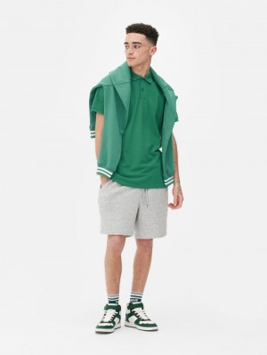 Primark Essential Piqué Polo Overhemd Heren Groen | Nederland 07158-HTOW