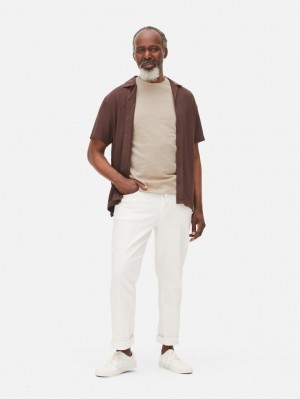 Primark Essential Plain T-shirts Heren Grijs | Nederland 65380-XOUE