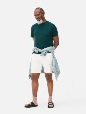 Primark Essential Plain T-shirts Heren Turquoise | Nederland 24957-JYQP