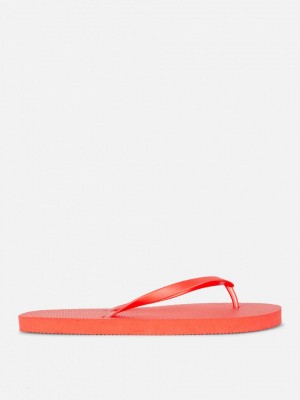Primark Essential Platte Teenslippers Dames Rood | Nederland 05918-QHEG