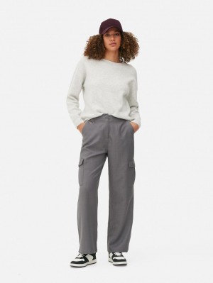 Primark Essential Pullover Dames Grijs | Nederland 34561-NOZV