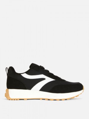 Primark Extended Outsole Block Sneakers Dames Zwart Wit | Nederland 61534-YGQW