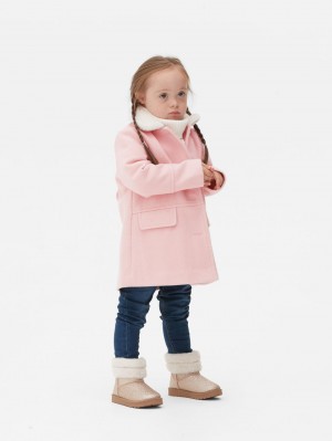 Primark Faux Fur Collar Jassen Meisjes Roze | Nederland 09843-UMXC