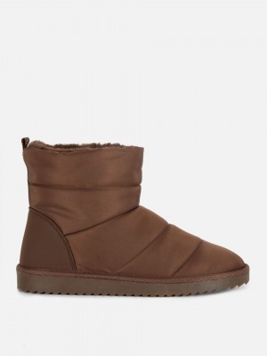 Primark Faux Fur Gevoerde Enkellaarzen Dames Beige | Nederland 28396-FMAL