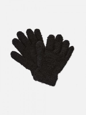 Primark Faux Fur Handschoenen Dames Zwart | Nederland 17256-GRPU