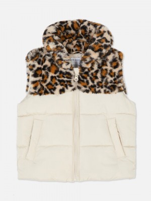 Primark Faux Fur Leopard Vest Meisjes Room | Nederland 79023-WJIH