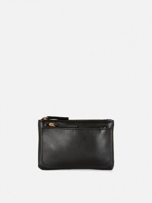 Primark Faux Leren Coin Purse Portefeuille Dames Zwart | Nederland 75943-WJSF