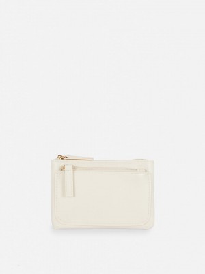 Primark Faux Leren Coin Purse Portefeuille Dames Wit | Nederland 10983-TYWG