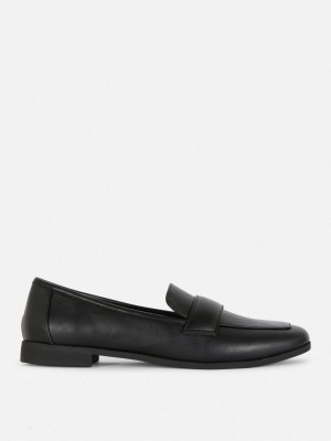 Primark Faux Leren Loafers Dames Zwart | Nederland 86251-YTQN