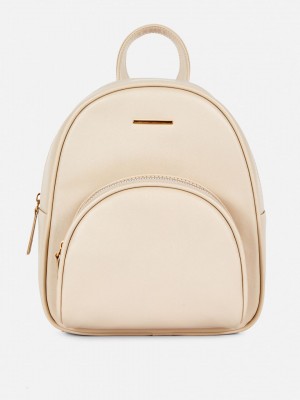 Primark Faux Leren Mini Rugzak Dames Wit | Nederland 63508-JLCK