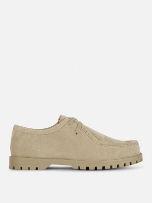 Primark Faux Suede Wallabee Loafers Heren Grijs | Nederland 25189-KGFL