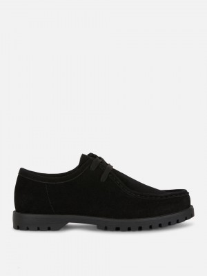 Primark Faux Suede Wallabee Loafers Heren Zwart | Nederland 85031-CUVJ