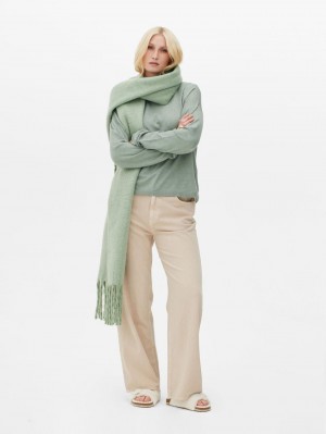 Primark Fine Knit Roll Neck Truien Dames Groen | Nederland 21374-WAUO