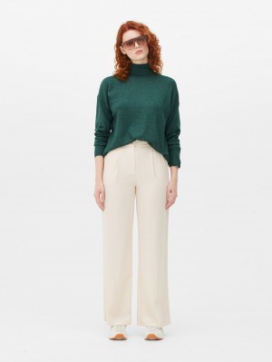 Primark Fine Knit Roll Neck Truien Dames Olijfgroen | Nederland 30751-OEMQ