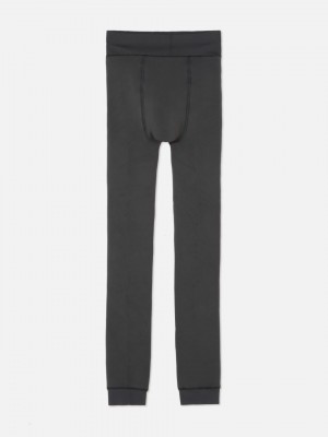 Primark Fleece Gevoerde Long Johns Ondergoed Heren Grijs | Nederland 94326-PXYL