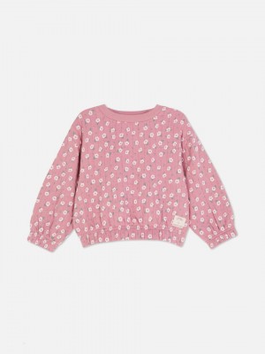 Primark Floral Gewatteerd Sweatshirt Meisjes Roze | Nederland 51386-OKCM