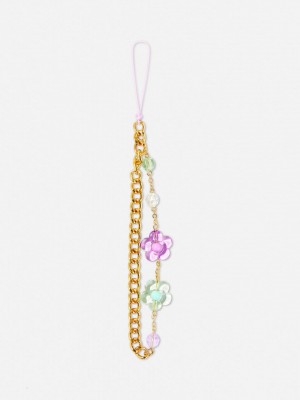 Primark Flower Bead Phone Chain Tech Dames Gekleurd | Nederland 78213-QFKI