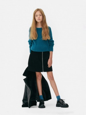Primark Fluffy Knit Truien Meisjes Blauw | Nederland 47986-PWRL