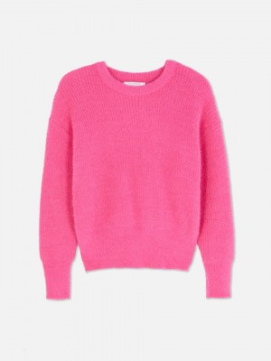 Primark Fluffy Knit Truien Meisjes Roze | Nederland 23865-NYMF