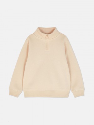 Primark Funnel Neck Zip Front Sweatshirt Jongens Grijs | Nederland 69013-QECR