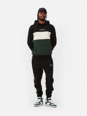 Primark Future Projects Color Block Hoodie Heren Zwart | Nederland 75349-ZYSP