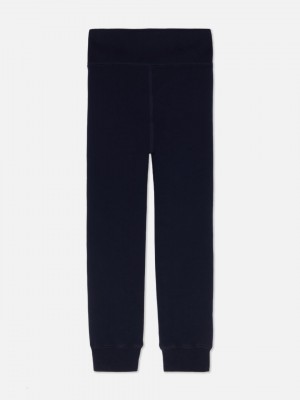 Primark Geribbeld Cuff Leggings Meisjes Donkerblauw | Nederland 28510-HKEU