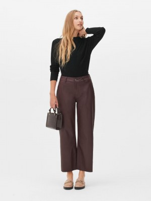 Primark Geribbeld High Neck Truien Dames Zwart | Nederland 45620-RJGM