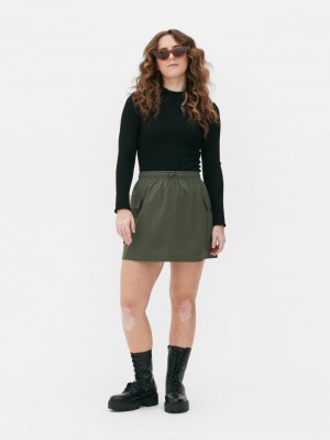 Primark Geribbeld Mock Neck Truien Dames Zwart | Nederland 57098-AHIV