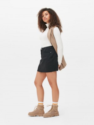Primark Geribbeld Roll Neck Truien Dames Wit | Nederland 76231-ATPR