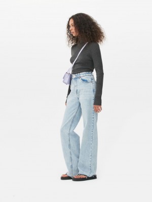 Primark Geribbeld Roll Neck Truien Dames Grijs | Nederland 91386-PAGW