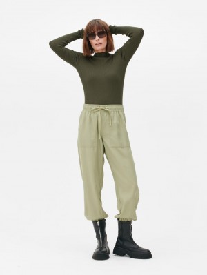 Primark Geribbeld Turtleneck Truien Dames Groen | Nederland 18065-AZNR