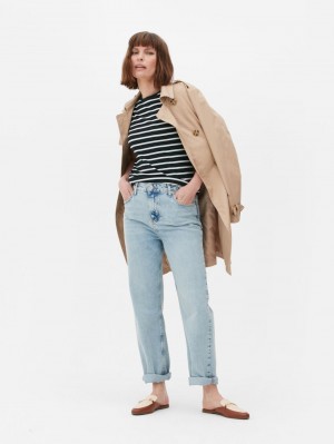 Primark Gestreept Stretch T-shirts Dames Zwart Wit | Nederland 97108-RXSZ