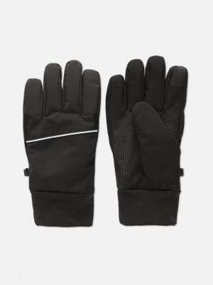 Primark Gewatteerd Tech Handschoenen Heren Zwart | Nederland 25694-PHRJ