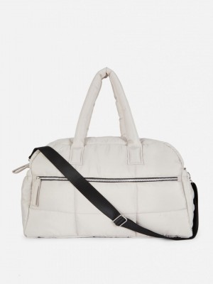 Primark Gewatteerd Weekender Tassen Dames Wit | Nederland 61504-XALB