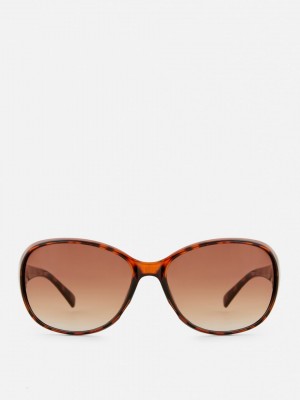 Primark Gradient Lens Oval Zonnebril Dames Bruin | Nederland 74263-OXKI