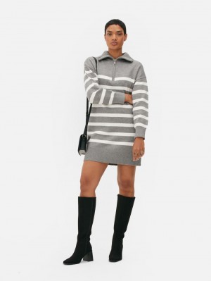 Primark Half Zip Truien Dames Grijs | Nederland 93615-ZBRQ