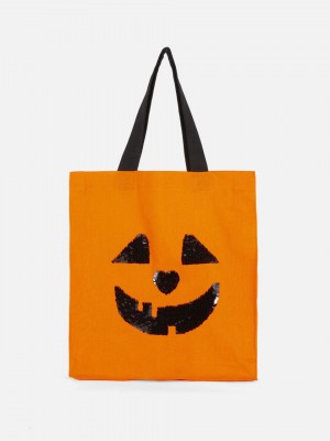 Primark Halloween Pumpkin Tote Tassen Meisjes Oranje | Nederland 54079-EUPX