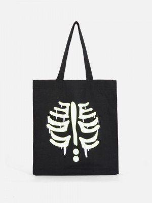 Primark Halloween Skeleton Tote Tassen Meisjes Zwart | Nederland 53148-SKPU